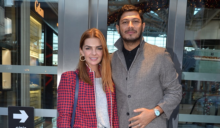 Pelin Karahan eşi Bedri Güntay ile alışverişte