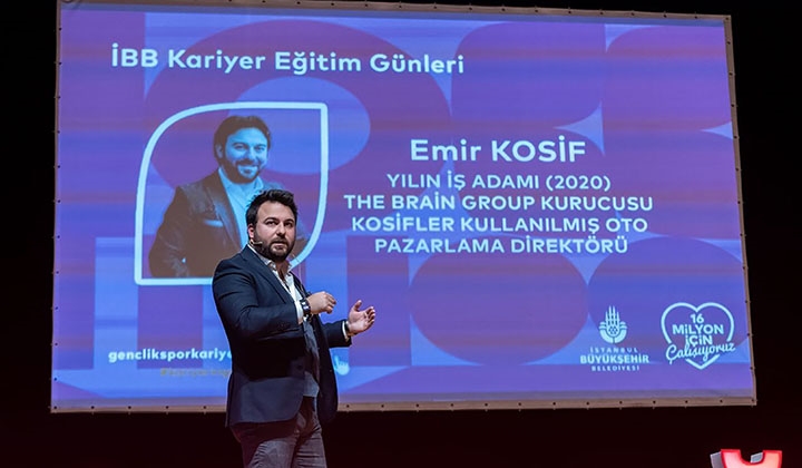 Emir Kosif, Kariyer Eğitim Günleri’nde öğrencilerle bir araya geldi