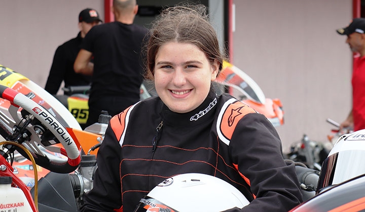 2021 Türkiye Karting Şampiyonası Junior Kategorisinde Ayşe Çebi Türkiye üçüncüsü oldu