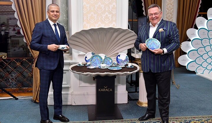 Karaca, Çırağan Sarayı ile hazırladığı özel koleksiyonu tanıttı